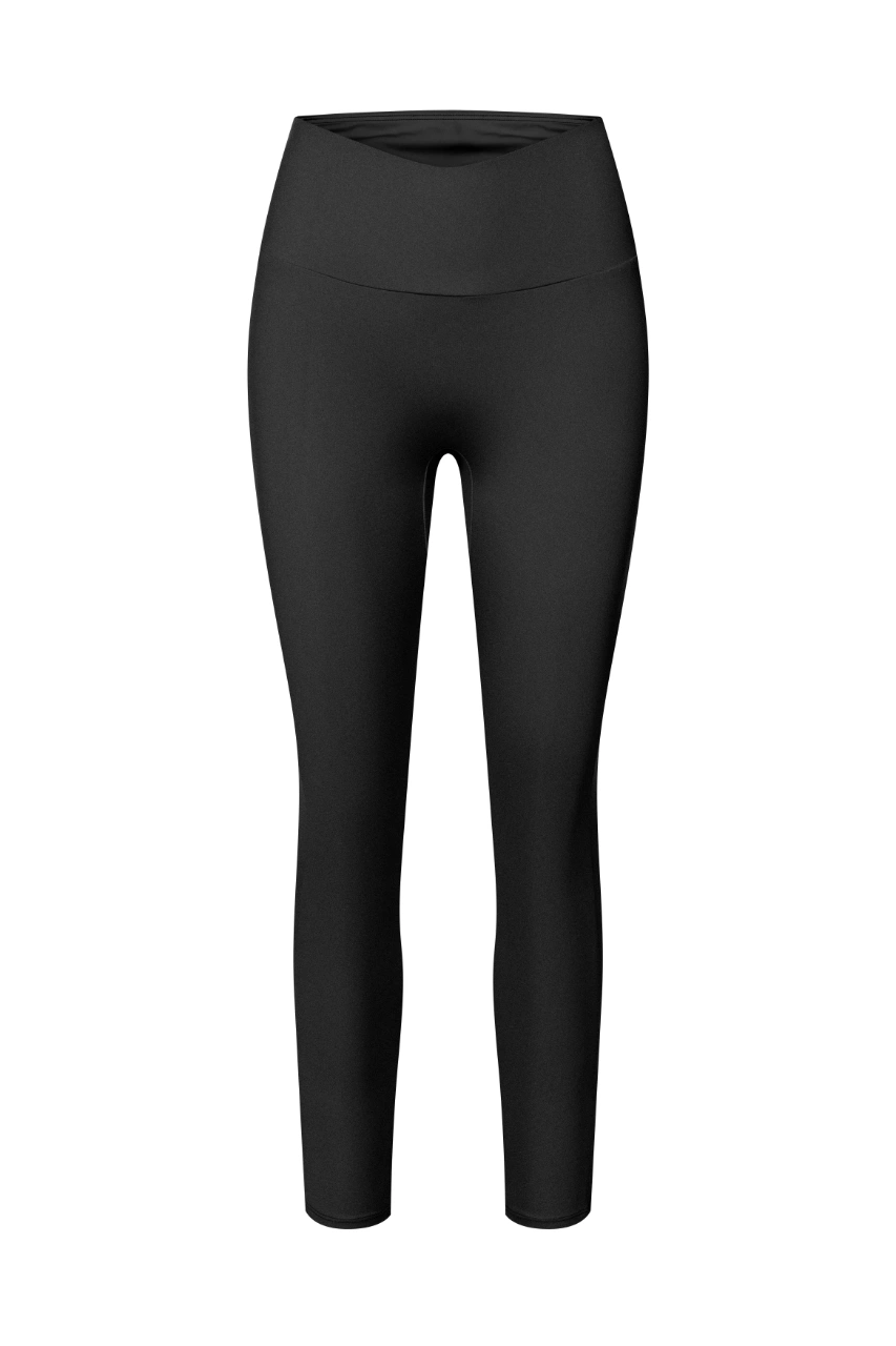 Gym Compression Leggings Back AK Beauty Logo
